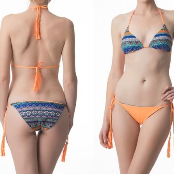 Colorful Reversible‎  Bikini - Picture 4 of 16
